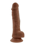 Selopa Dildo with Balls 6in. - Chocolate