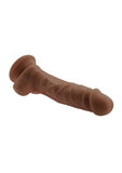 Selopa Dildo with Balls 6in. - Chocolate