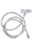 Womanizer Wave Shower Hose & Shower Arm Mount Set - Chrome