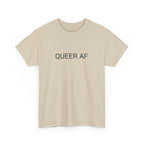QUEER AF TEE BY CULTUREEDIT AVAILABLE IN 13 COLORS