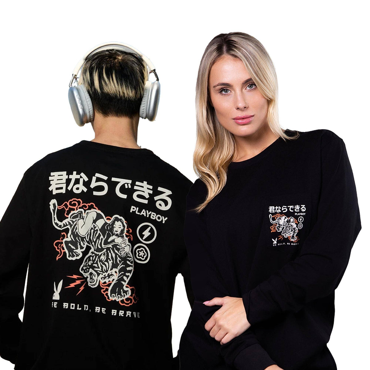 PLAYBOY Be Brave L/S Tee