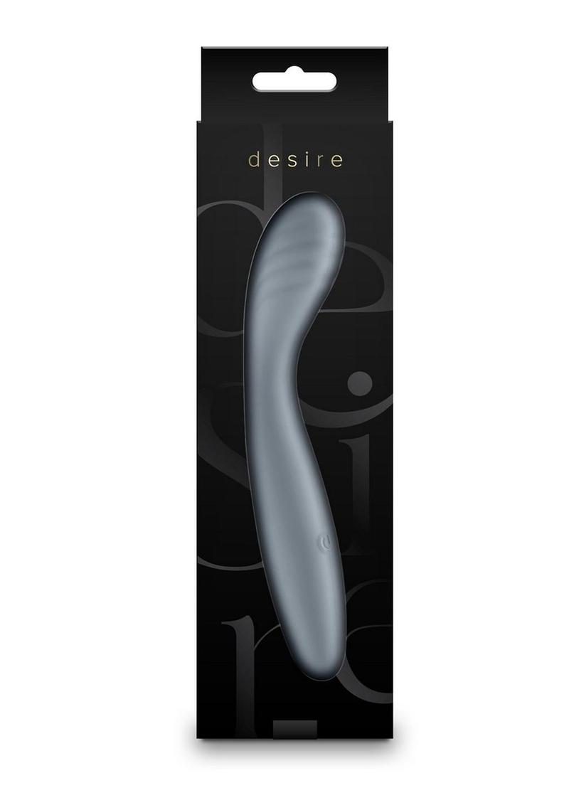Desire Sonata Rechargeable Silicone G-Spot Vibrator - Gray