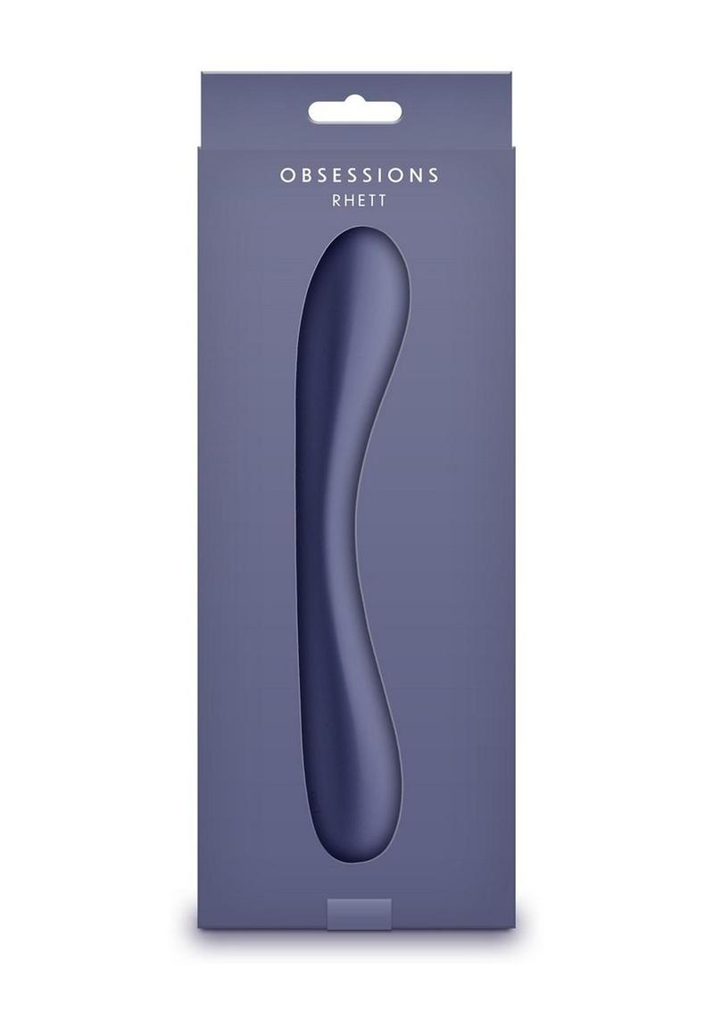 Obsessions Rhett Rechargeable Silicone Vibrator - Navy