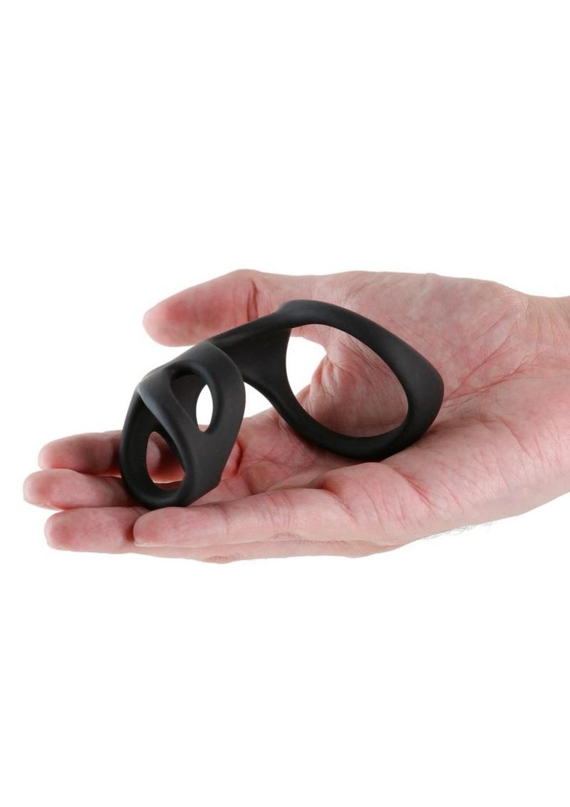 Renegade Boost Silicone Cock Ring - Black