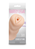 Barely Legal Christine Stroker Dual End Masturbator - Pussy - Vanilla