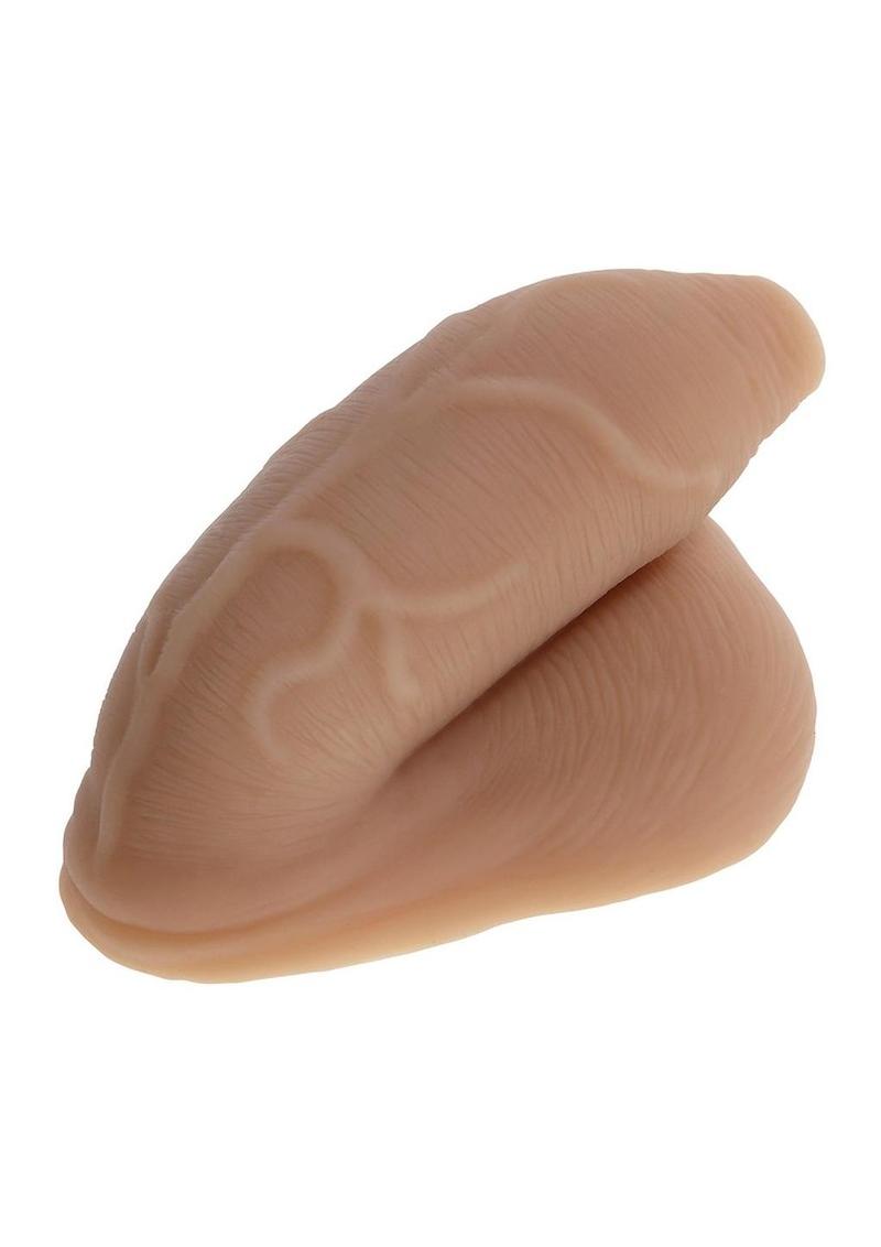 Gender X TPE Uncircumsized Packer Dildo - Caramel