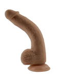 Selopa Natural Feel Flexskin Dildo 7in - Chocolate