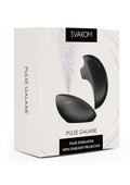 Svakom Pulse Galaxie App Control Rechargeable Silicone Clitoral Stimulator with Remote Control - Midnight Black