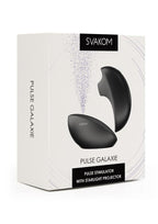 Svakom Pulse Galaxie App Control Rechargeable Silicone Clitoral Stimulator with Remote Control - Midnight Black