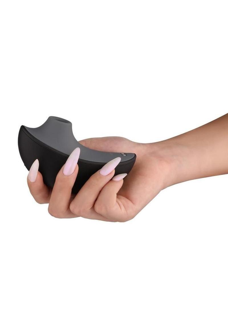 Svakom Pulse Galaxie App Control Rechargeable Silicone Clitoral Stimulator with Remote Control - Midnight Black