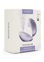 Svakom Pulse Galaxie App Control Rechargeable Silicone Clitoral Stimulator with Remote Control - Metallic Lilac