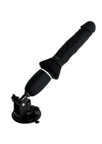 Whipsmart Thrusting Rechargeable Silicone Cock with Remote Control - Black