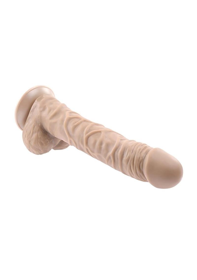Gender X Flexskin Poseable True Feel Dildo 10in - Vanilla