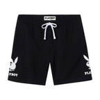 PLAYBOY Men's Double Bunny Sweat Shorts