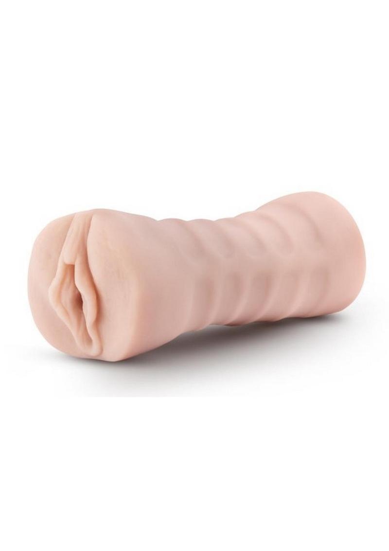 EnLust Destini Dual End Vibrating Stroker - Pussy - Vanilla