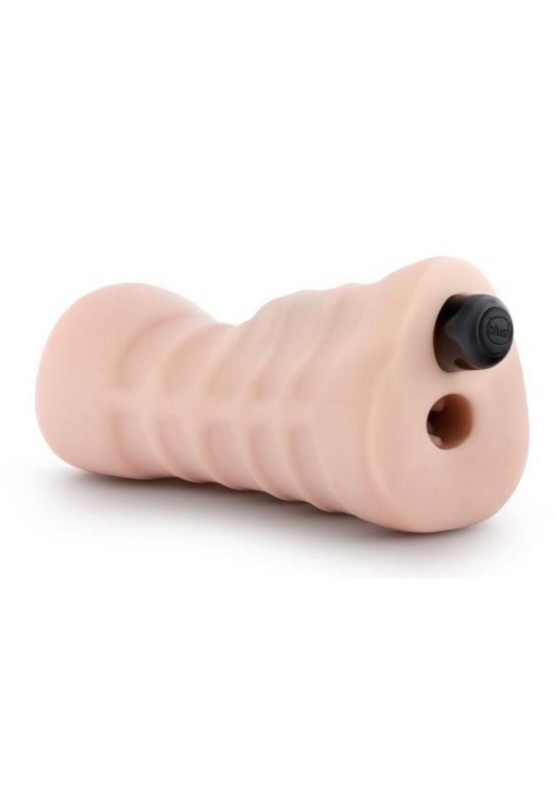 EnLust Destini Dual End Vibrating Stroker - Pussy - Vanilla