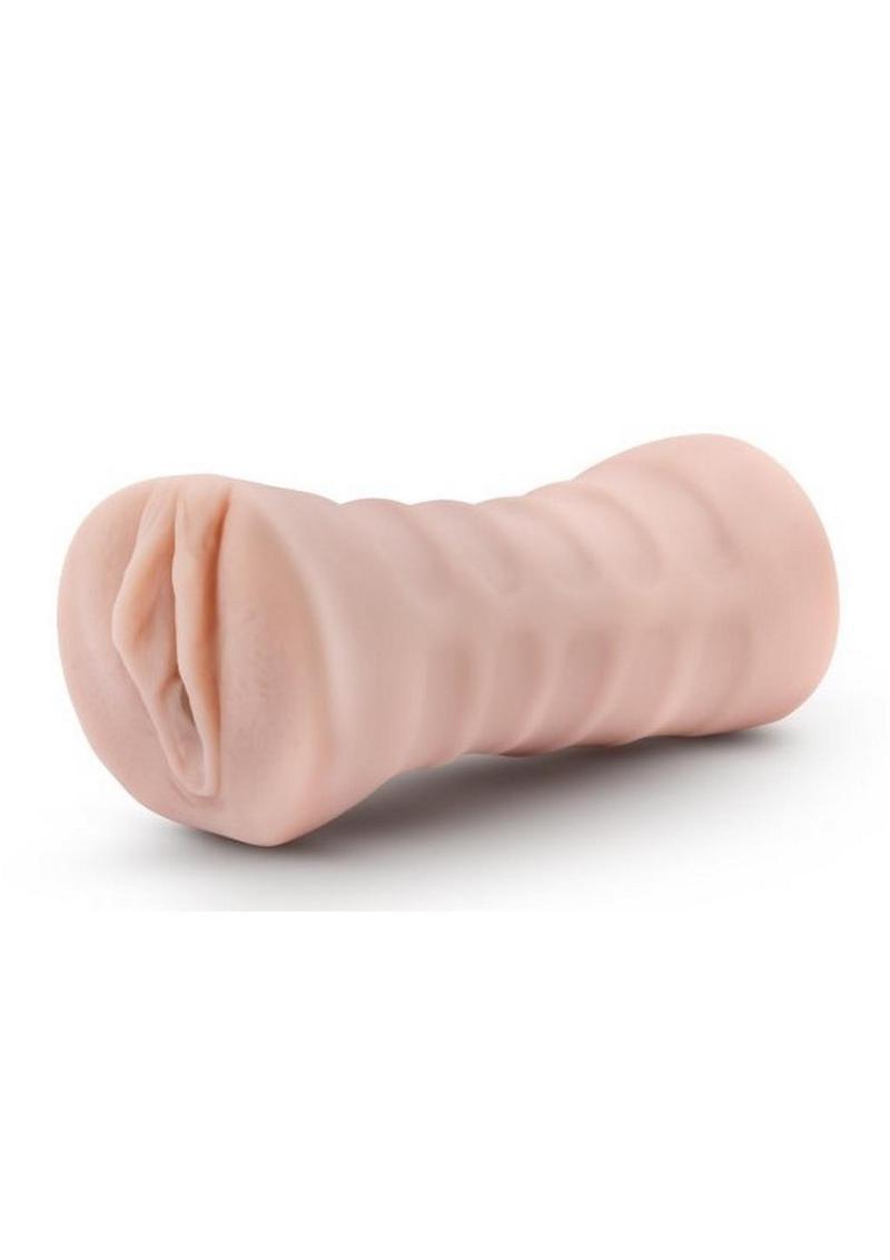 EnLust Ayumi Dual End Vibrating Stroker - Pussy - Vanilla