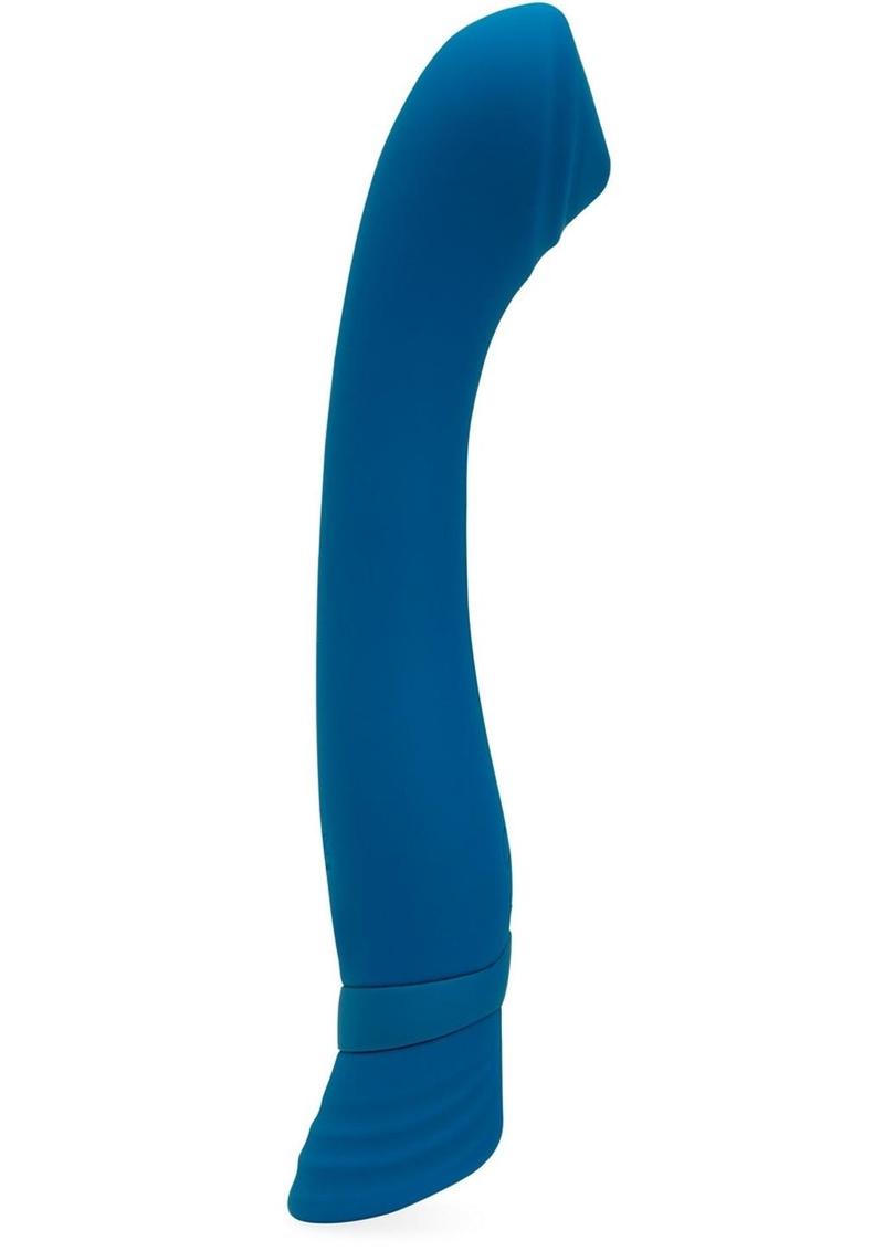 Nu Sensuelle Calypso Rechargeable Silicone Roller Motion G-Spot Vibrator with Clitoral Stimulation - Turquoise
