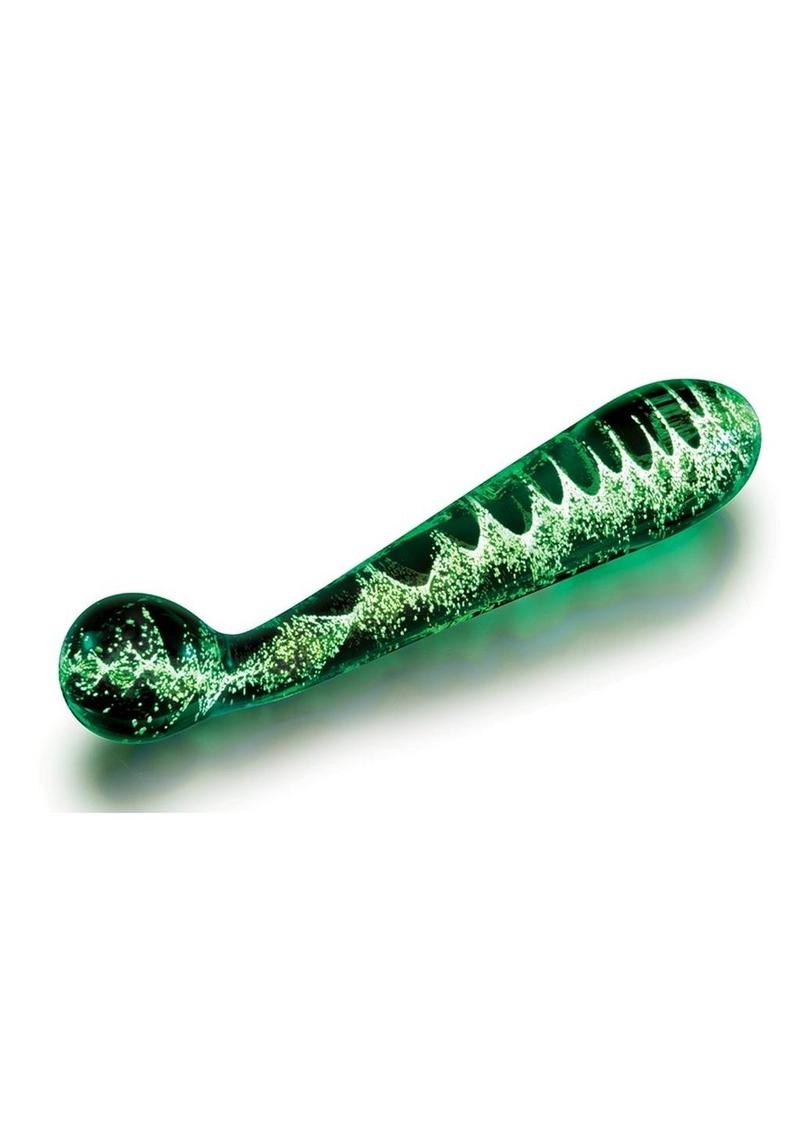 Whipsmart Bulbous Glass Dildo with Curved Base 6.5in - Clear