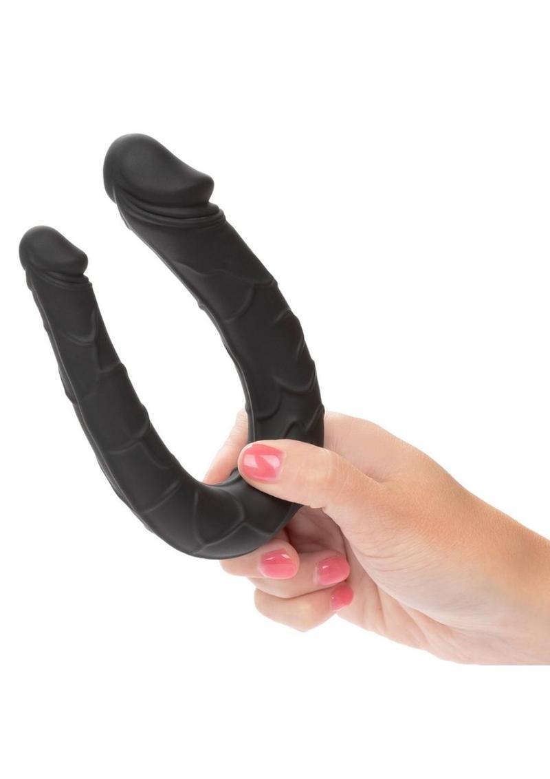 Boundless AC/DC Silicone Bendable Double Dong - Black