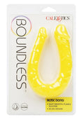 Boundless AC/DC Silicone Bendable Double Dong - Yellow