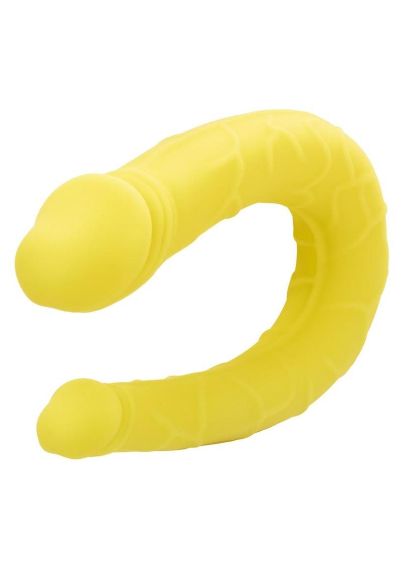 Boundless AC/DC Silicone Bendable Double Dong - Yellow