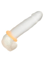Alpha Glow in the Dark Liquid Silicone Prolong Medium Ring - Orange
