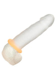Alpha Glow in the Dark Liquid Silicone Prolong Medium Ring - Orange