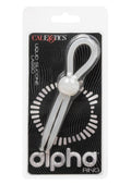 Alpha Liquid Silicone Lasso Cock Tie - Natural White