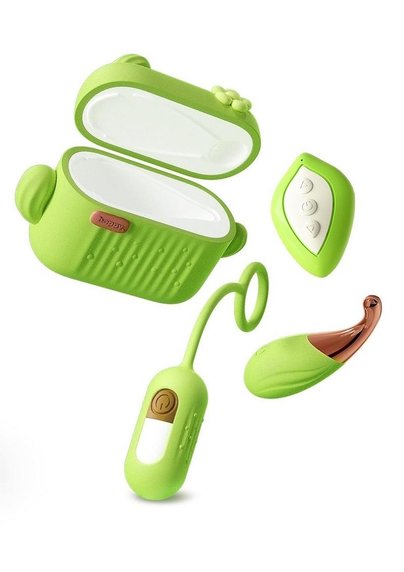 Play with Me Blooming Bliss Rechargeable Silicone Mini Vibrators - Green