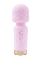 M'Lady Rechargeable Silicone Mini Vibrating Wand - Pink
