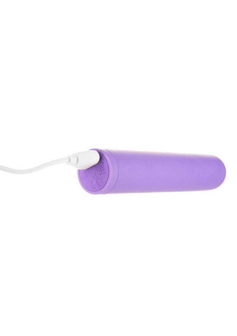 PowerBullet Eezy Pleezy Rechargeable Vibrator 5in - Purple