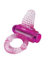 Bodywand Rechargeable Silicone Lick It Pleasure Ring - Pink