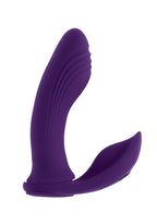 Playboy Mix & Match Silicone Rechargeable Dual Vibrator - Purple