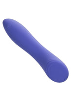 CalExotics Connect Contoured G Rechargeable Silicone App Compatible G-Spot Vibrator with Remote Control - Purple