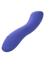 CalExotics Connect Contoured G Rechargeable Silicone App Compatible G-Spot Vibrator with Remote Control - Purple