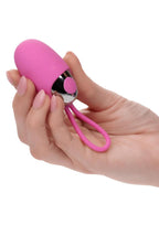 Turbo Buzz Rechargeable Bullet with Removable Silicone Egg - Pink