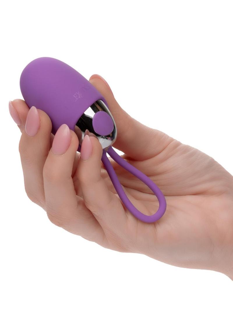 Turbo Buzz Rechargeable Bullet with Removable Silicone Egg - Purple