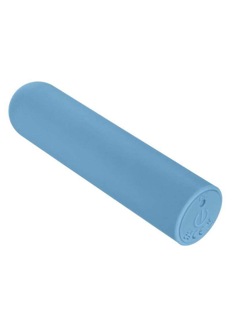 Turbo Buzz Rechargeable Rounded Bullet - Blue