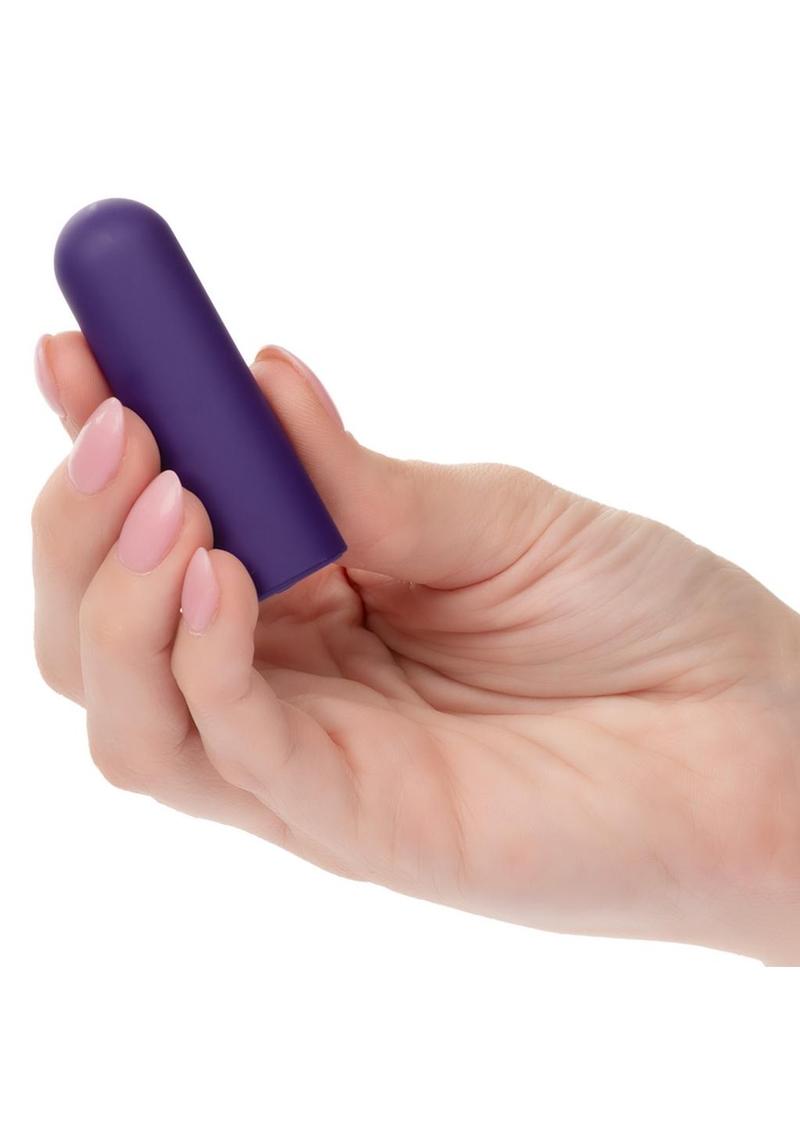 Turbo Buzz Rechargeable Rounded Mini Bullet - Purple