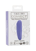 CalExotics Connect Panty Teaser Rechargeable Silicone App Compatible Panty Vibe with Remote Control - Purple