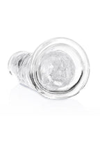 RealRock Skin Realistic Straight Dildo 7in - Clear