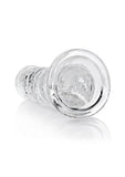 RealRock Skin Realistic Straight Dildo without Balls 8in - Clear