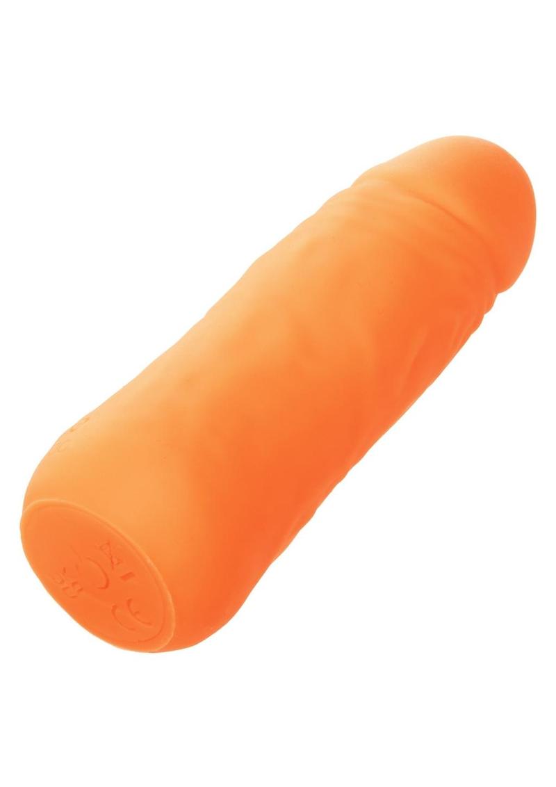 Studs Rechargeable Silicone Mini Vibrator - Orange
