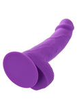 Silicone Studs Neon Dildo 6in - Purple