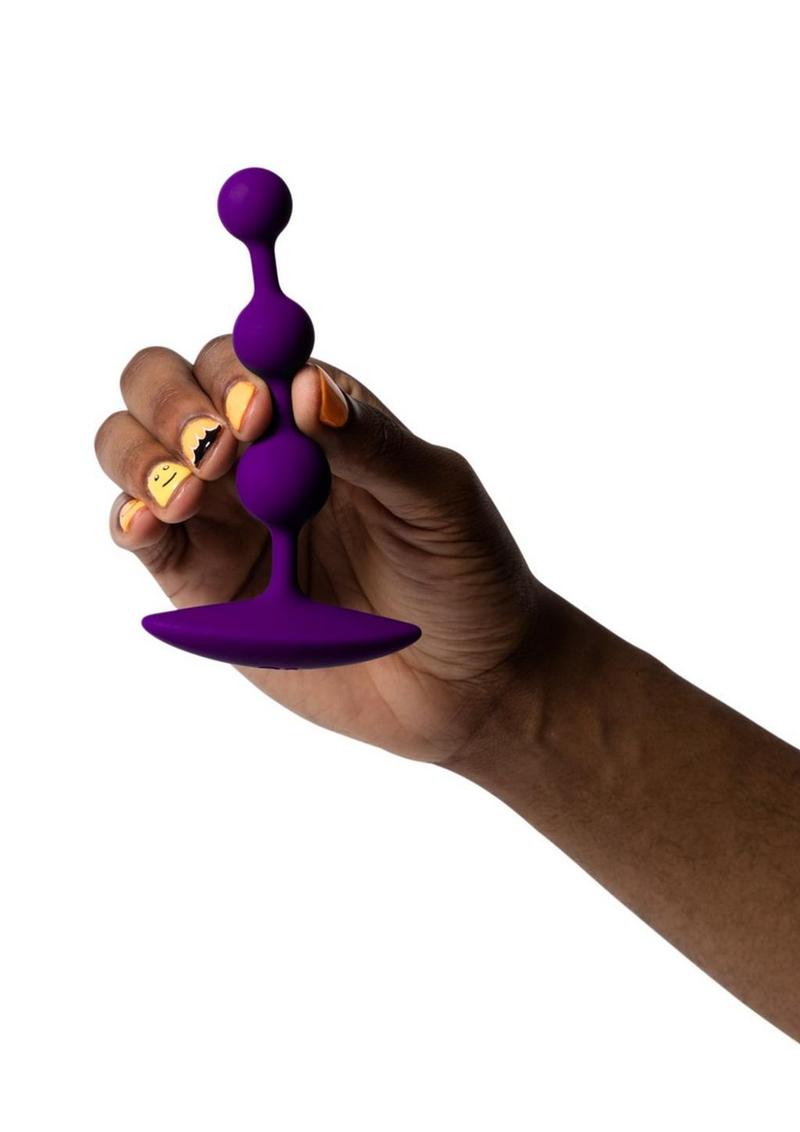 Romp Amp Anal Beads - Purple