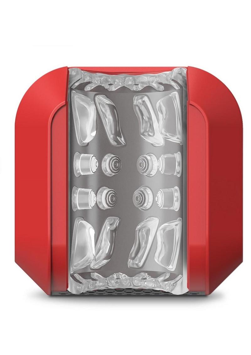 M for Men SlamBox Rechargeable Masturbator - Red
