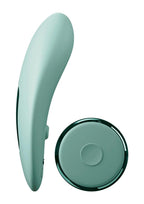 JimmyJane Ascend 3 Silicone Vibrating Massager with Remote Control - Teal