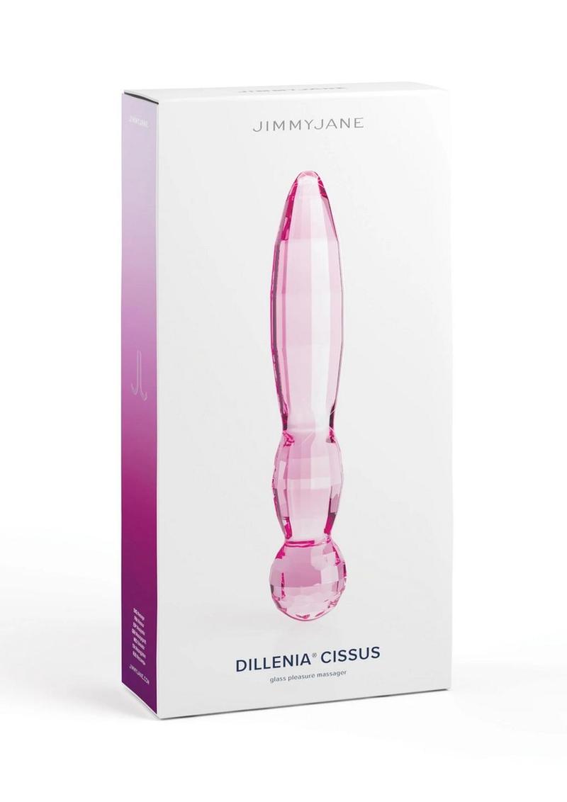 JimmyJane Dillenia Cissus Glass Dildo - Pink