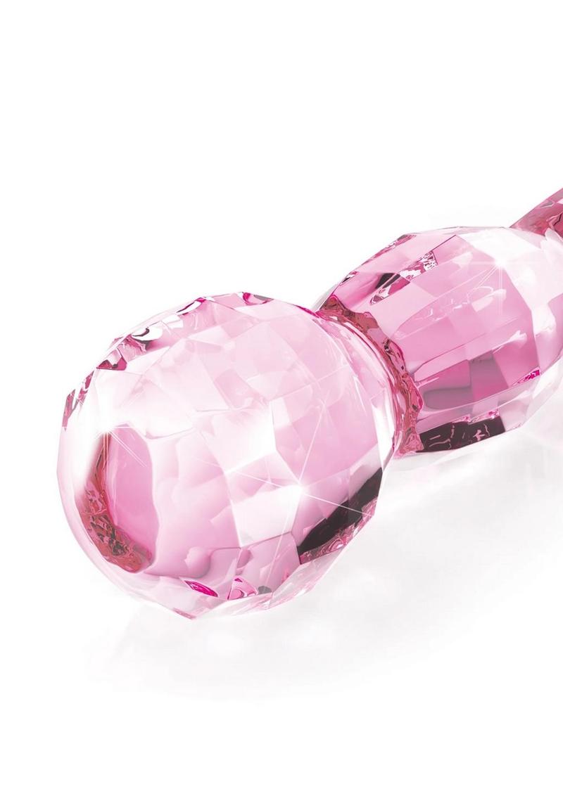 JimmyJane Dillenia Cissus Glass Dildo - Pink